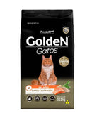 Ração Golden para Gatos Adultos Castrados Sabor Salmão - 10,1 kg